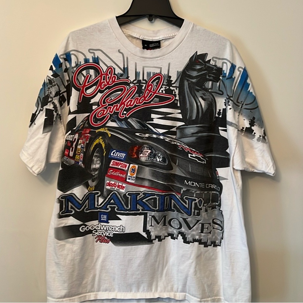 #3 GM Goodwrench Dale Earnhardt Chase T Shirt Making Moves. All Over Print.
